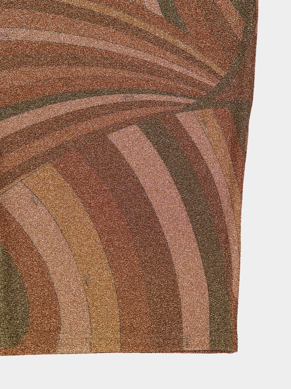 Iride Print Lamé Jersey Midi Skirt - Image 4