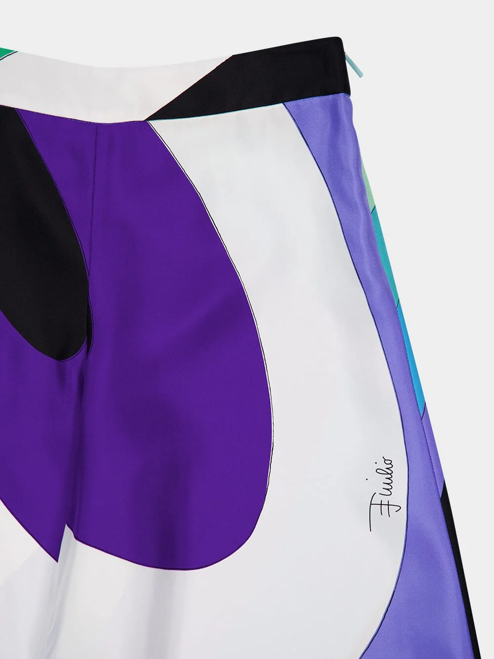 Iride Print Silk Wide-Leg Trousers - Image 5