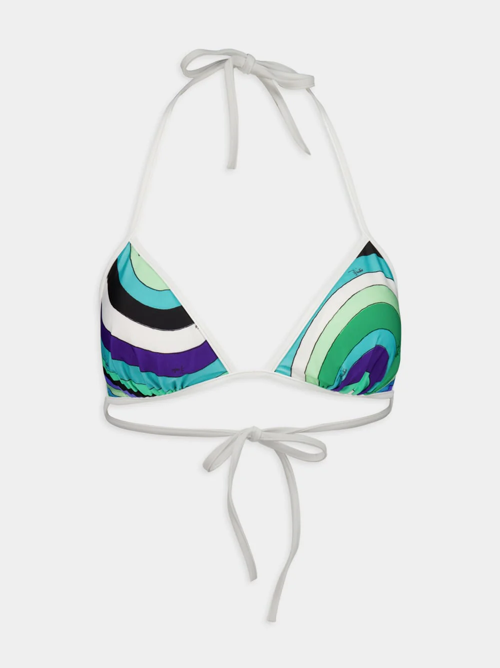 Iride Print Triangle Bikini Top - Image 2
