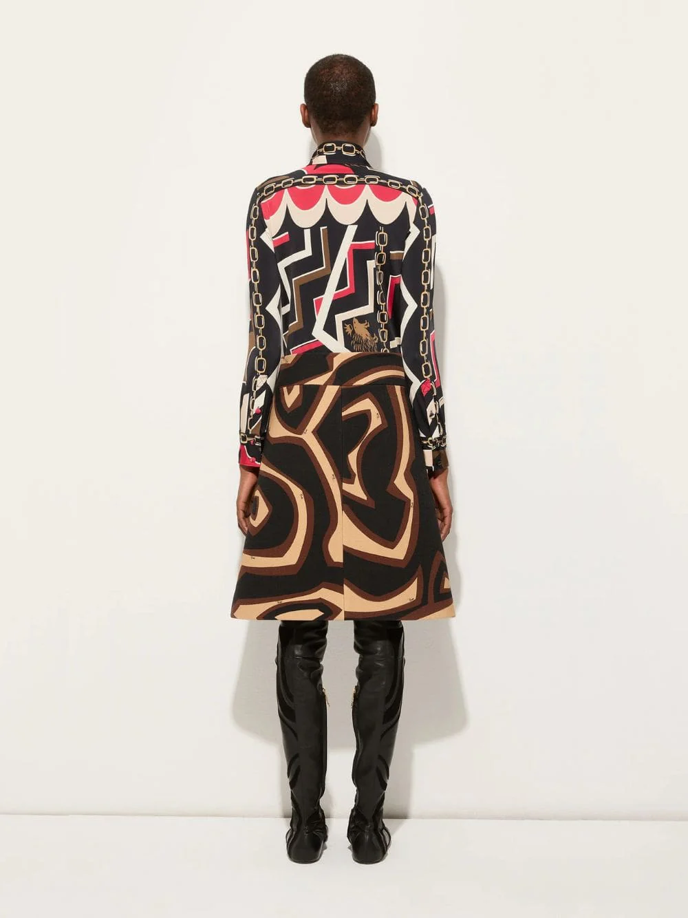 Istrice Print Long-Sleeved Jersey Shirt - Image 4