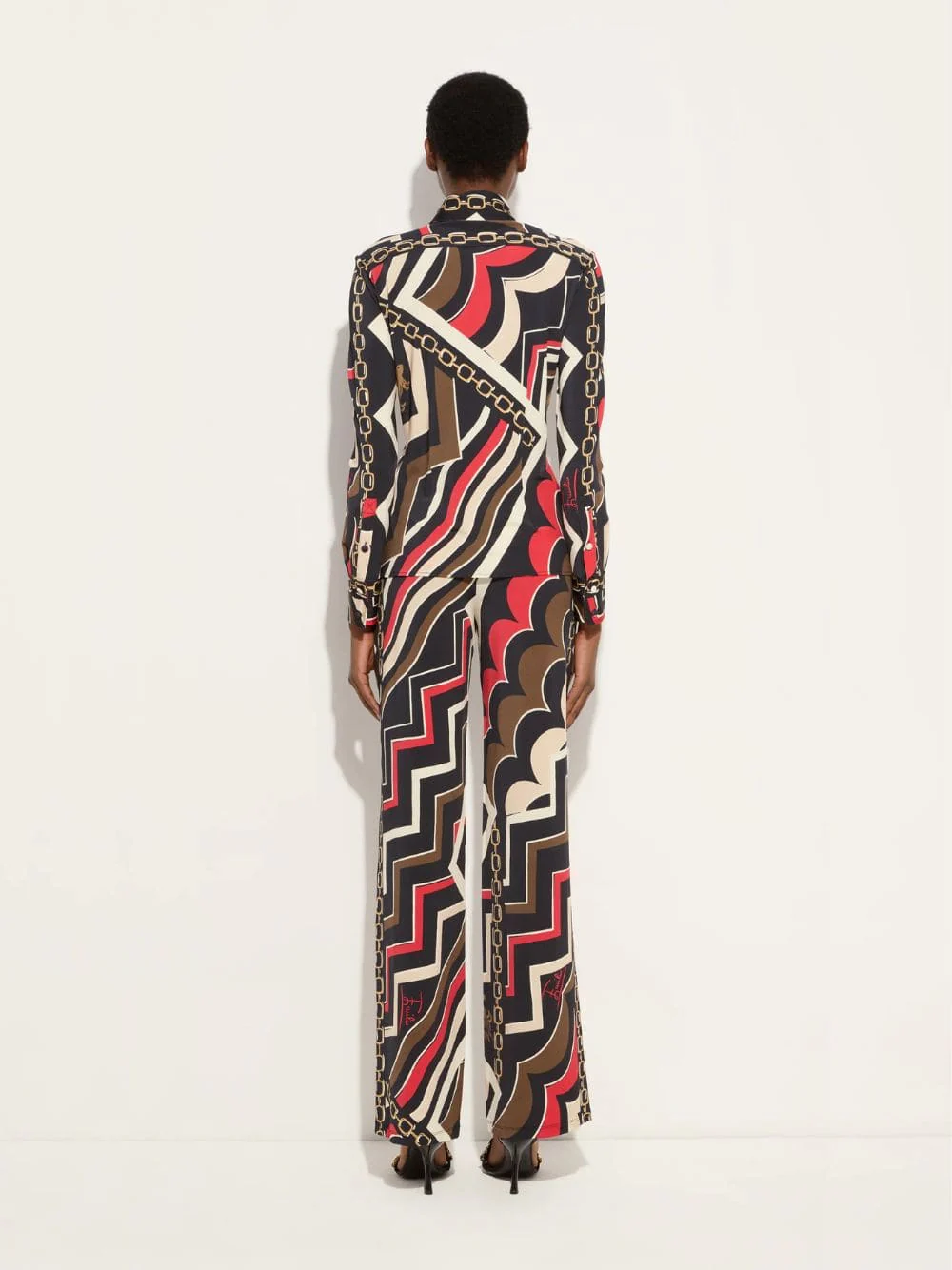 Istrice Print Straight-Leg Trousers - Image 4
