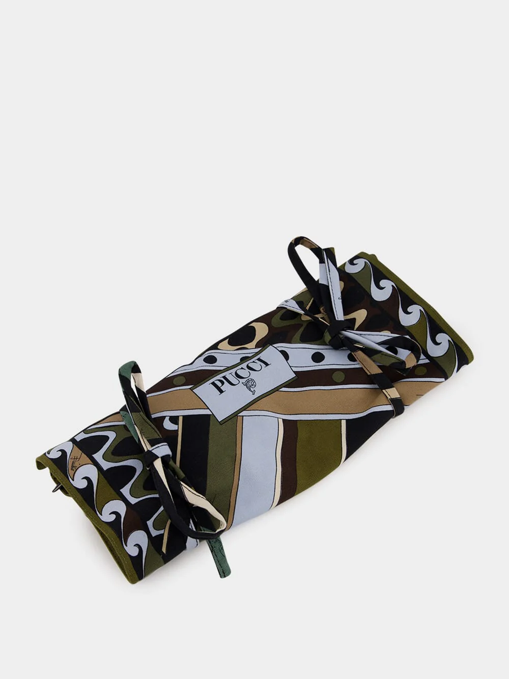 Khaki and Blue Vivara Travel Chess Set - Image 3