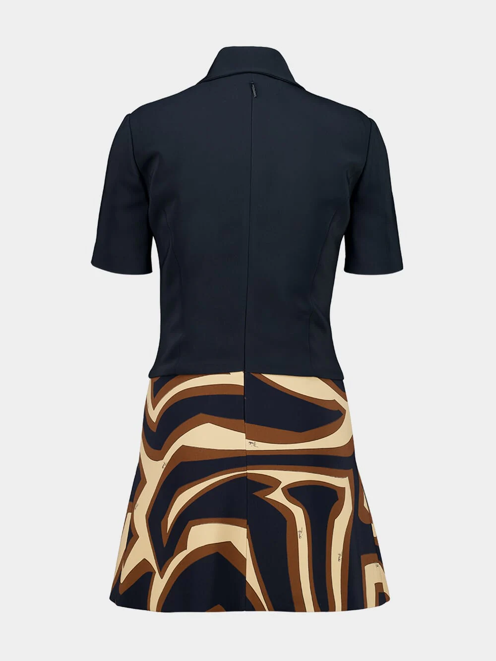 Labirinto Print Short Dress - Image 4