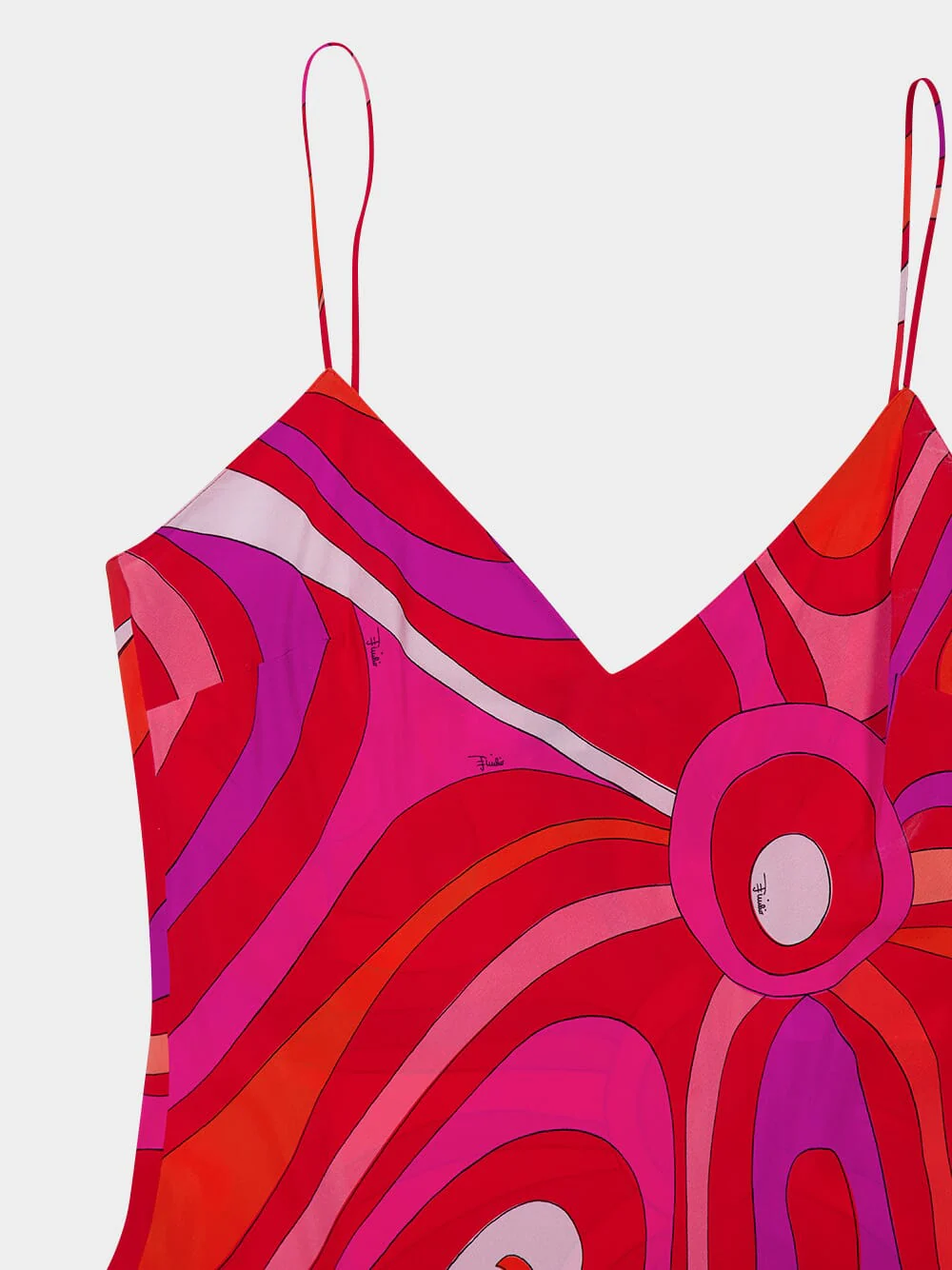 Marmo Print Silk Maxi Dress - Image 5