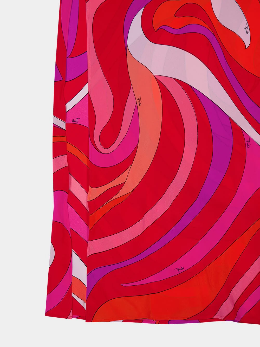 Marmo Print Silk Maxi Dress - Image 6
