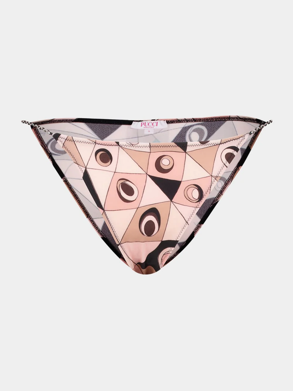 Nude Occhi Print Bikini Bottom