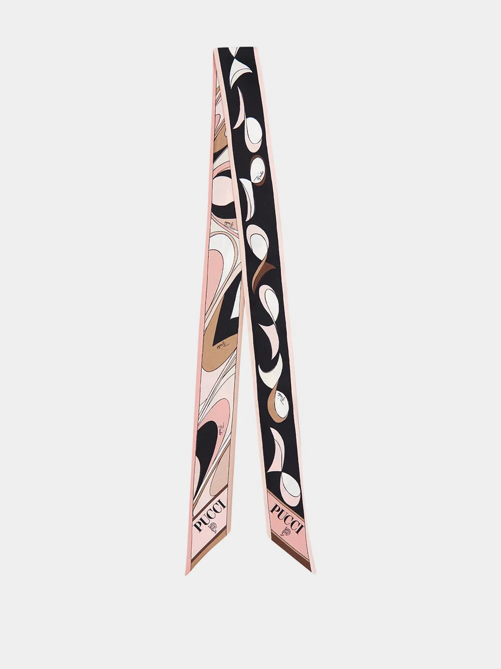 Onde and Pesci Print Silk Twill Carré
