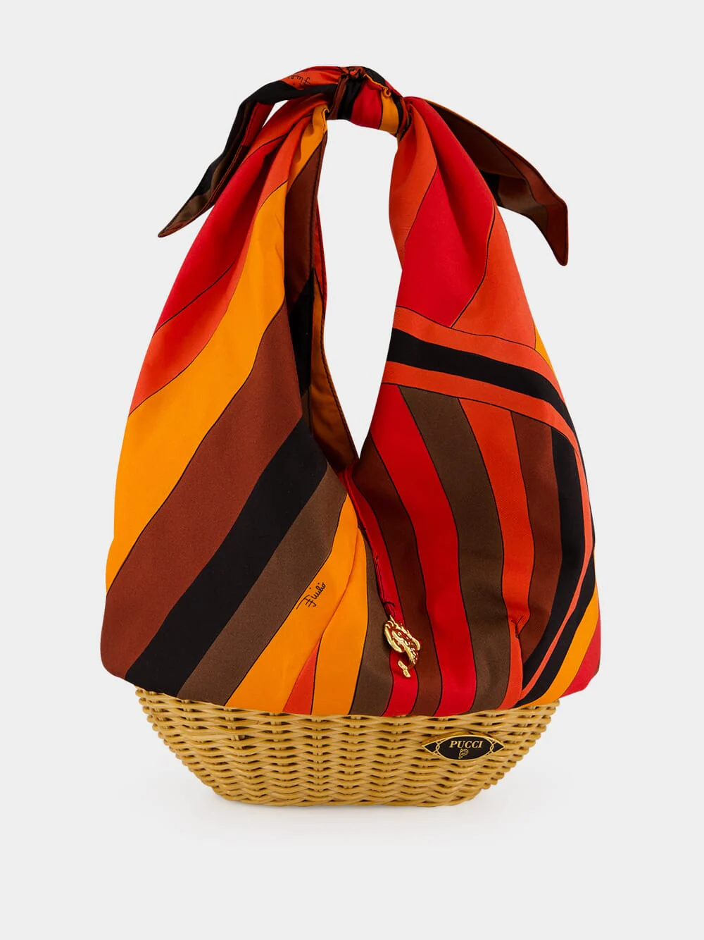 Orange and Black Picnic Bag