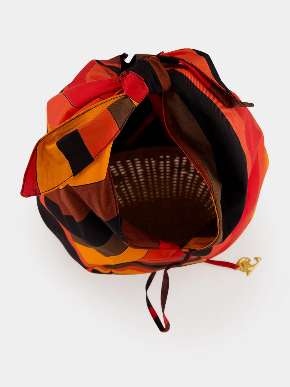 Orange and Black Picnic Bag - Image 6