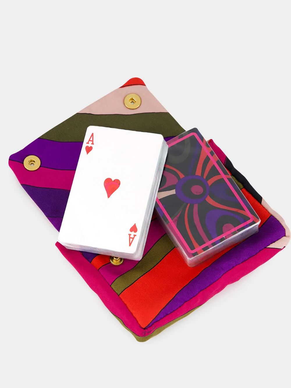 Playing Cards with Marmo Print Case - Image 2