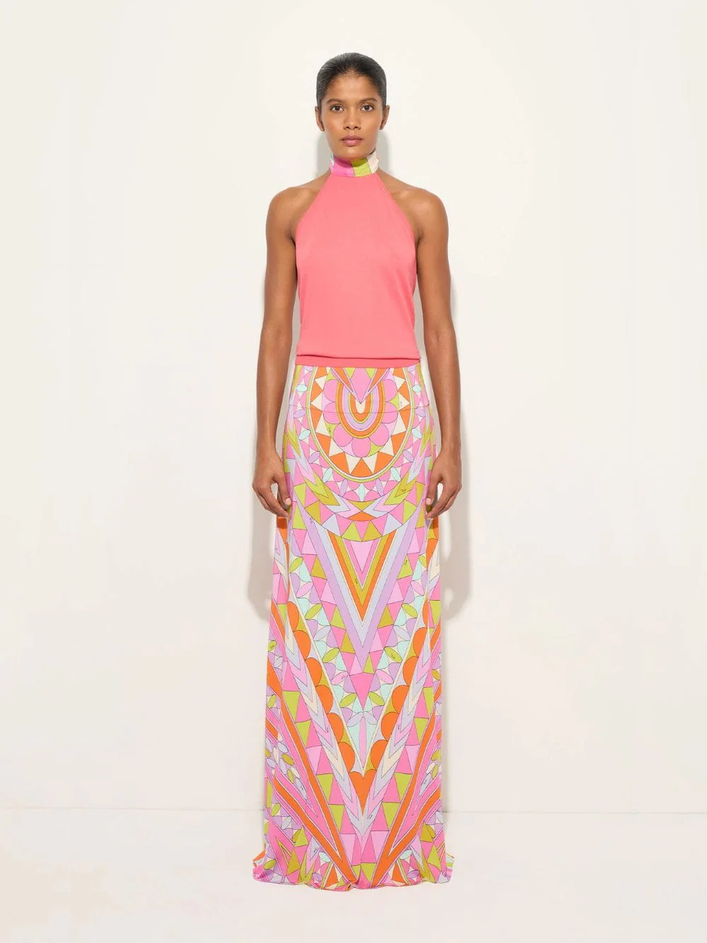 Manuba Print Long Skirt
