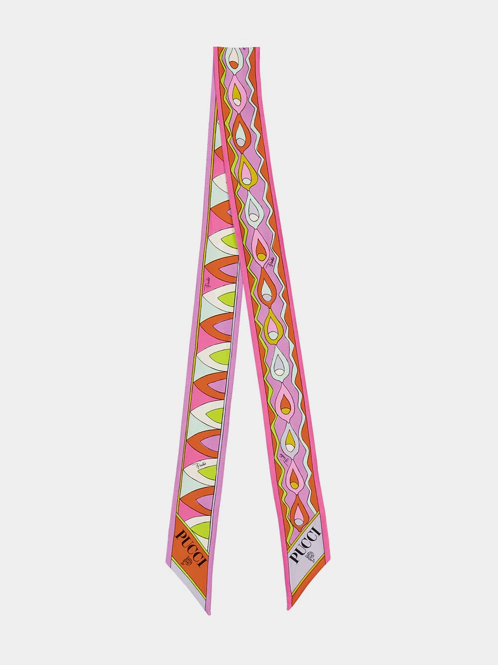 Mixed Print Silk Twill Scarf - Image 2