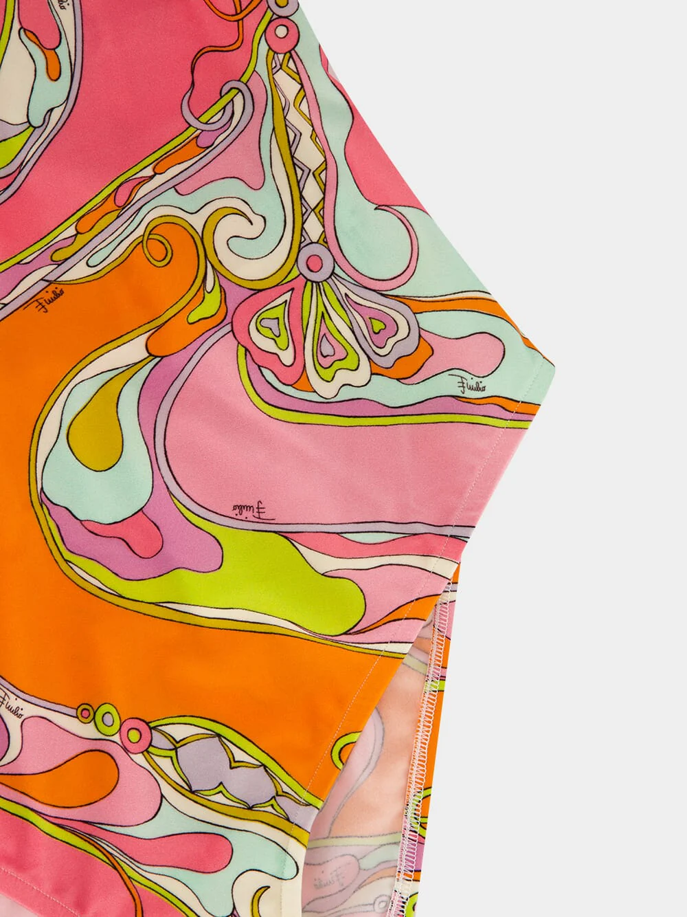 Orchidee Print One-Shoulder Swimsuit - Image 3