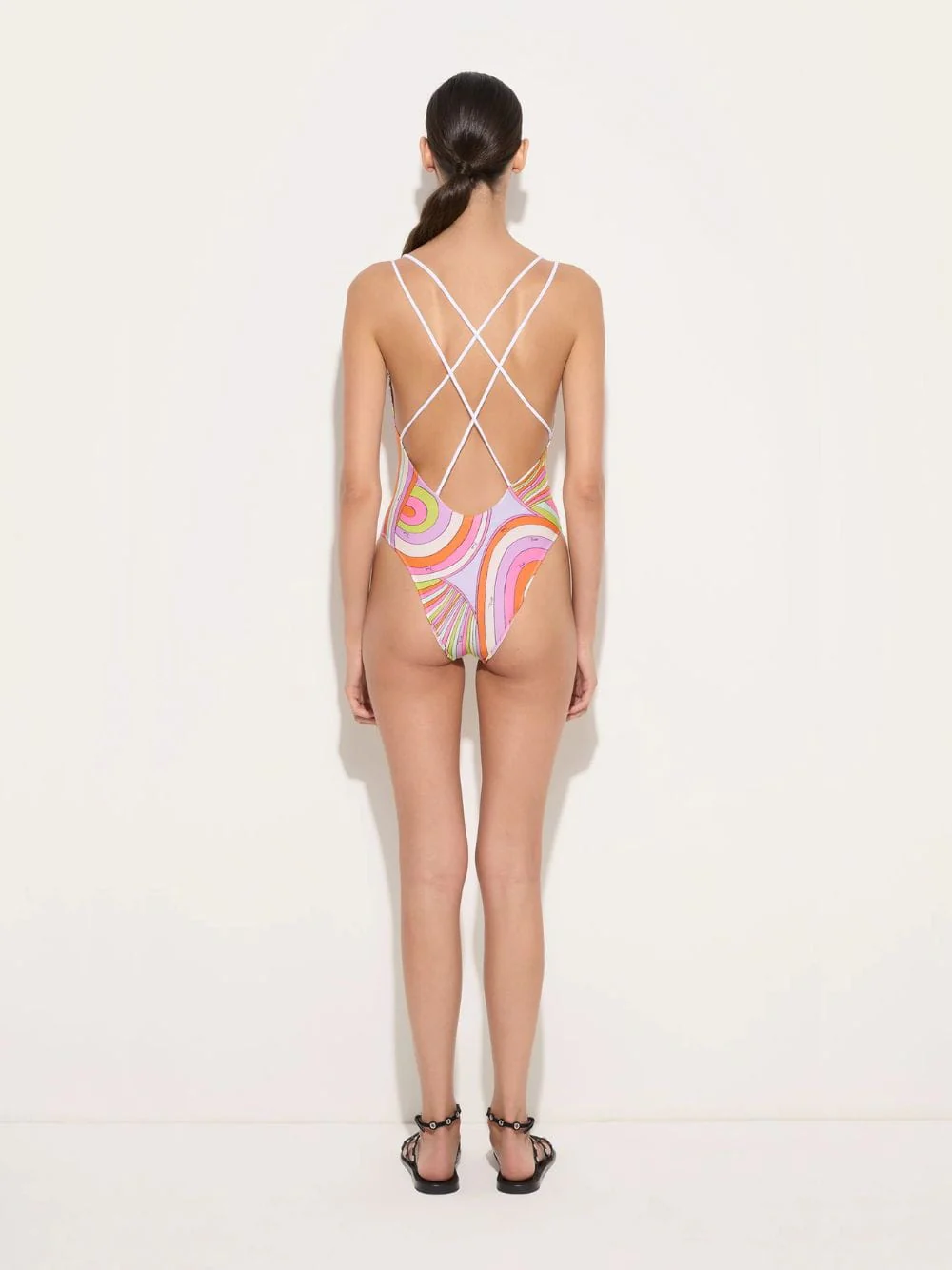 Iride Print Swimsuit - Image 4