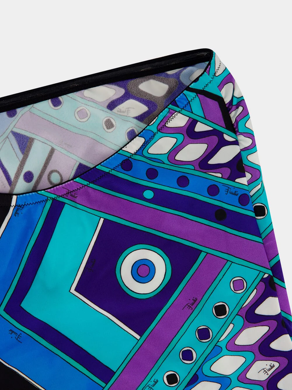 Turquoise and Blue Vivara Print Swimsuit - Image 4
