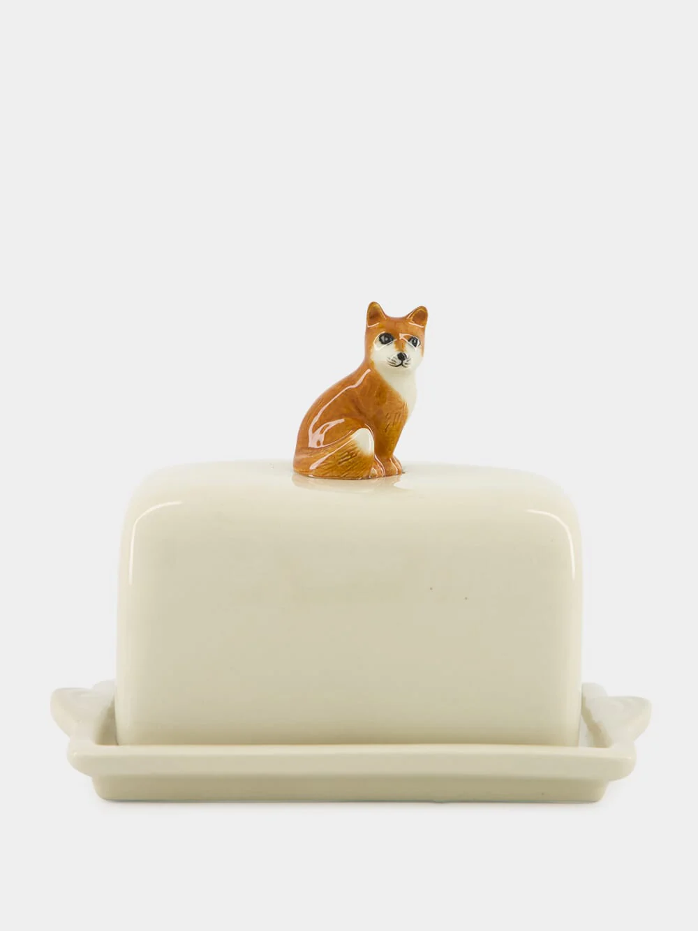 Fox Butter Dish