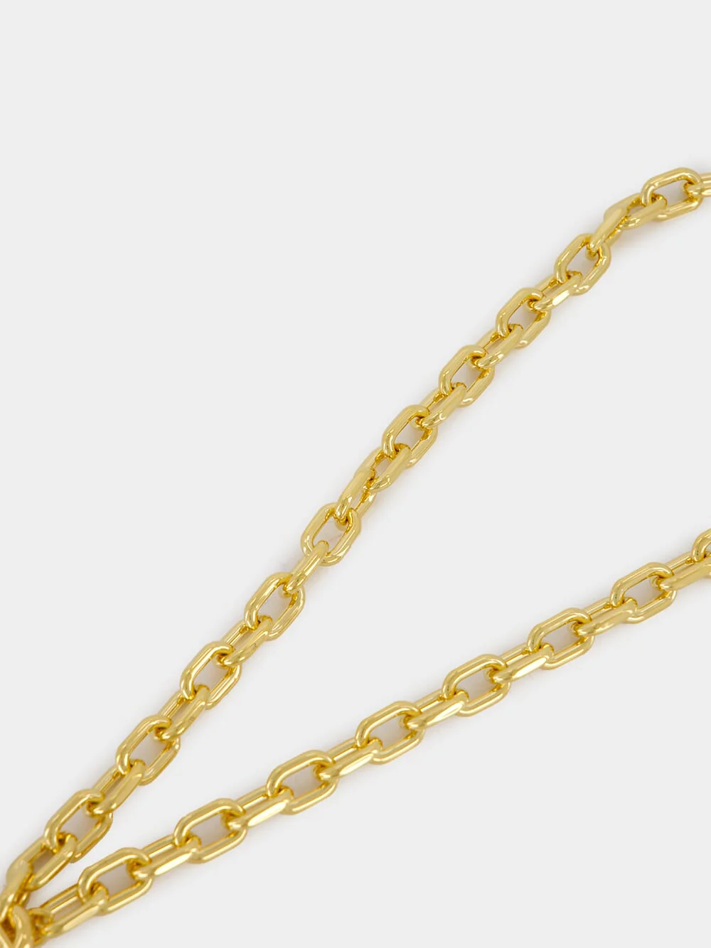 Gold and Turquoise XL Link Necklace - Image 4
