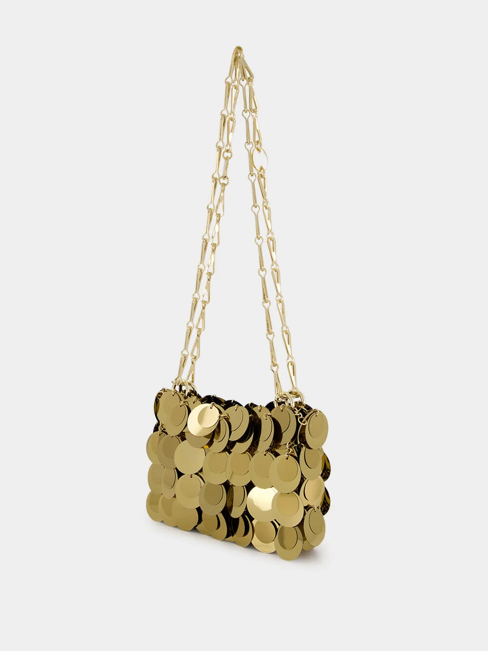Gold Sparkle Discs Nano Bag - Image 4