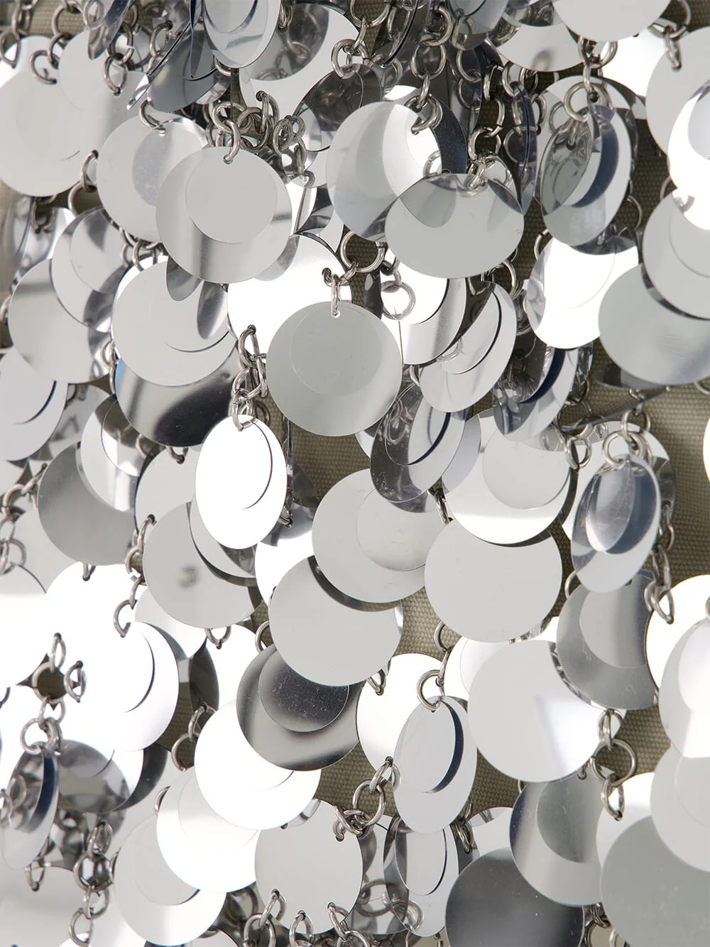 Large Silver Sparkle Disc Bag - Image 8