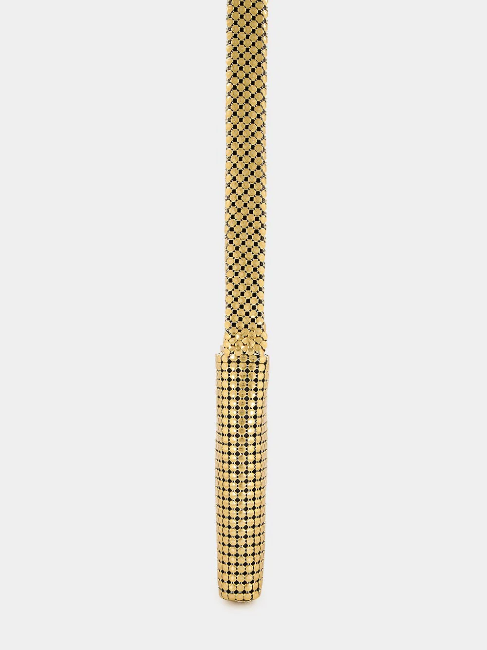 Mini Gold Pixel Mesh Bag - Image 5