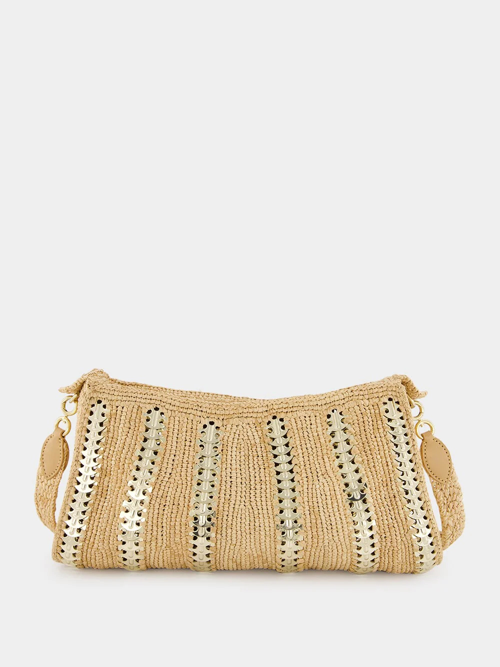 Raffia Clutch