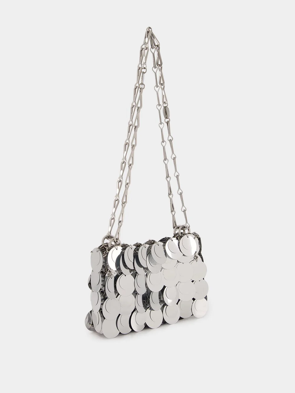 Silver Sparkle Discs Nano Bag - Image 3