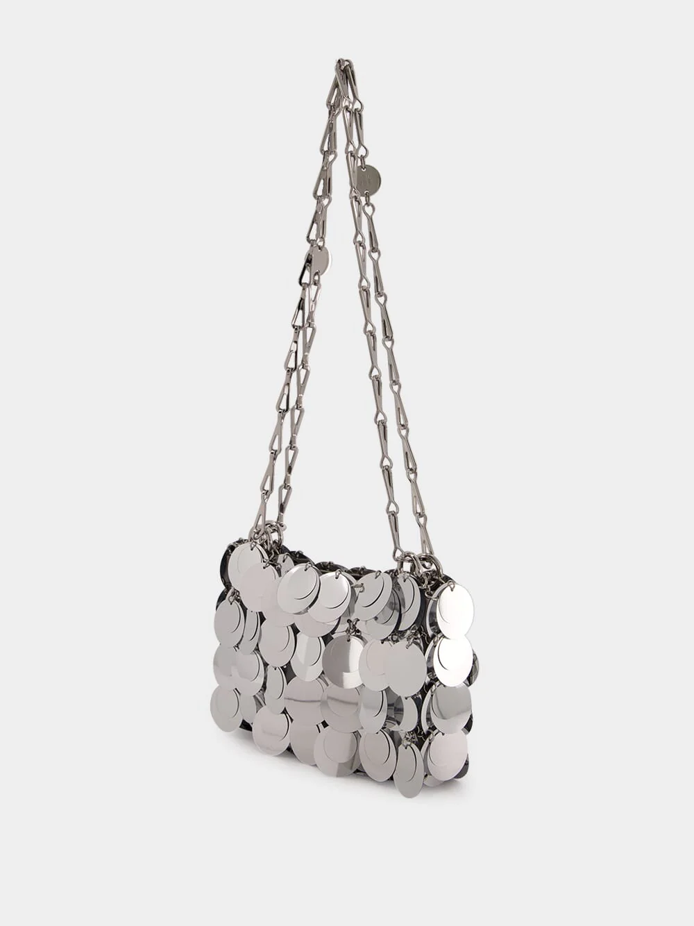 Silver Sparkle Discs Nano Bag - Image 5