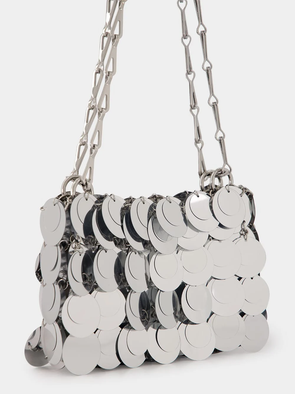 Silver Sparkle Discs Nano Bag - Image 7