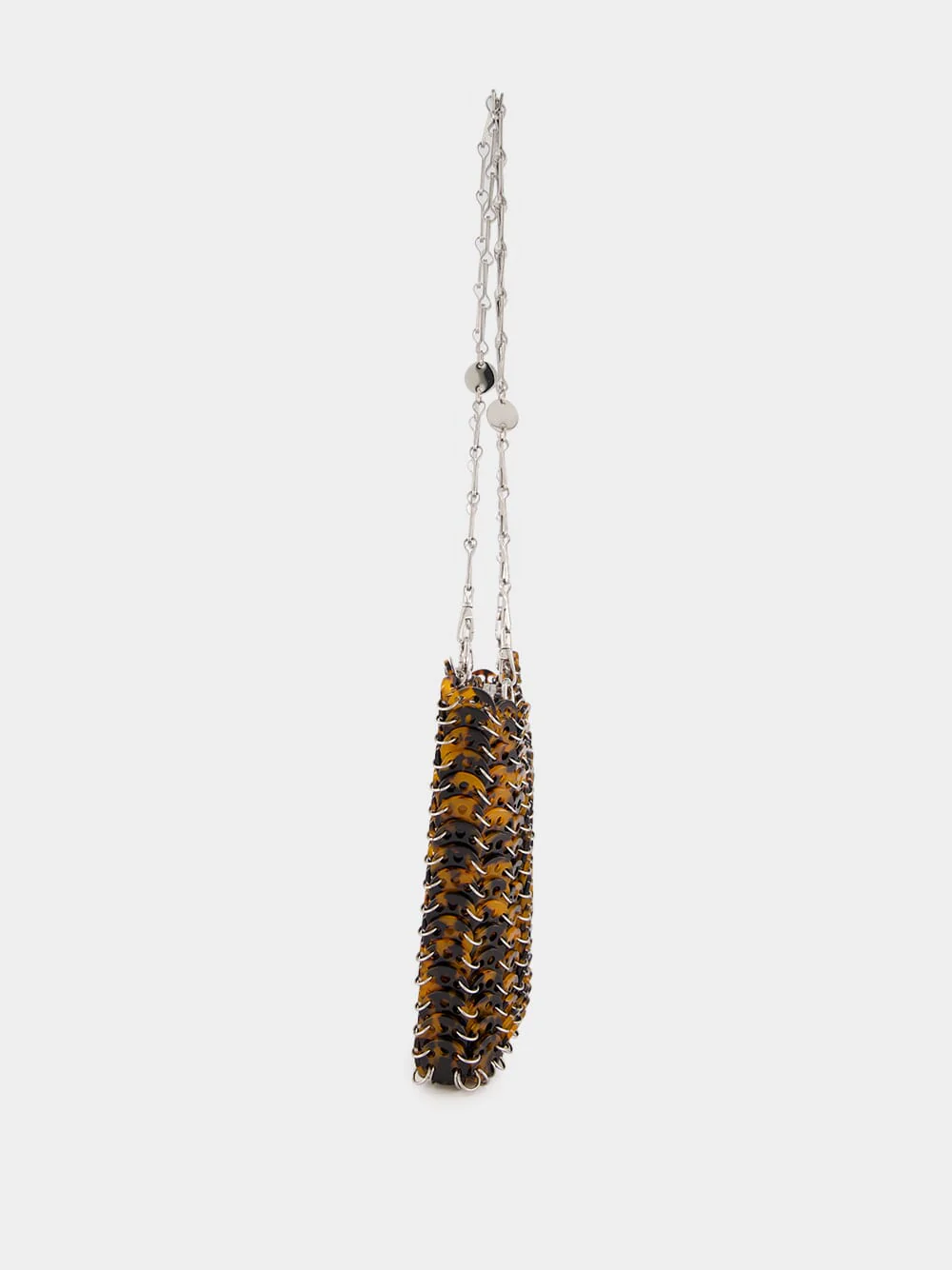 Tortoise Brown Acetate Shoulder Bag - Image 3