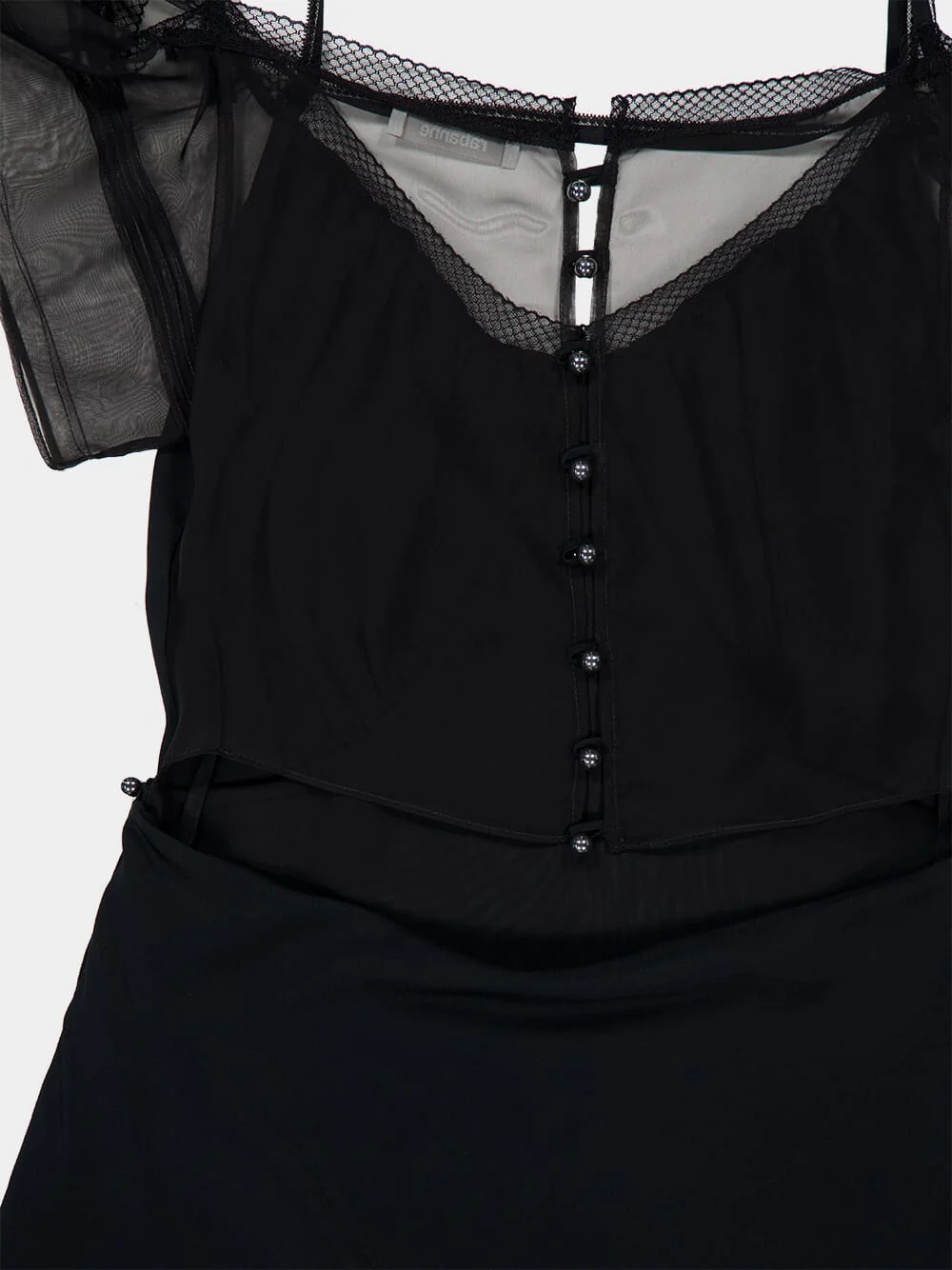 Black Crepe Midi Dress - Image 4