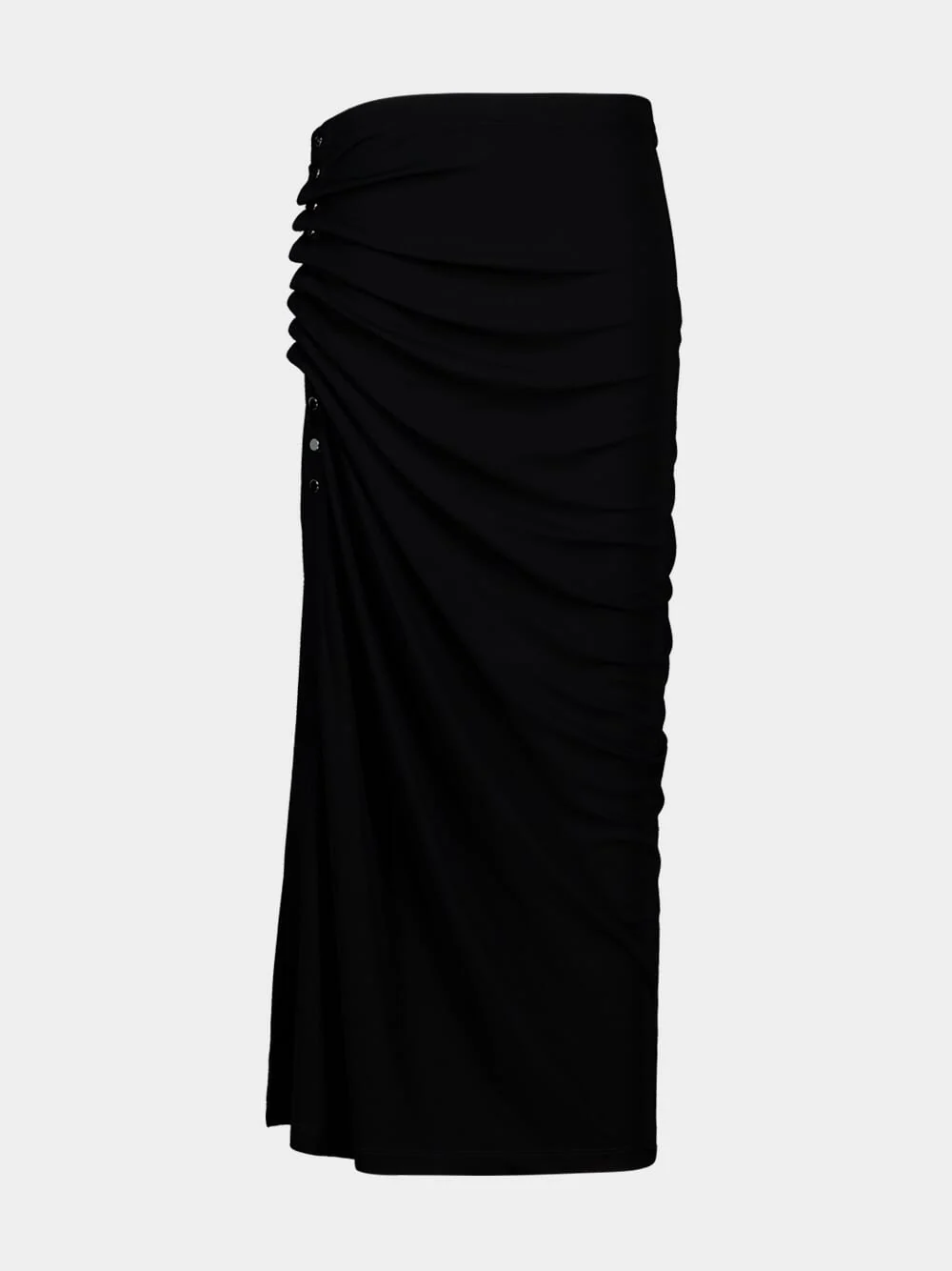 Black Jersey Maxi Skirt