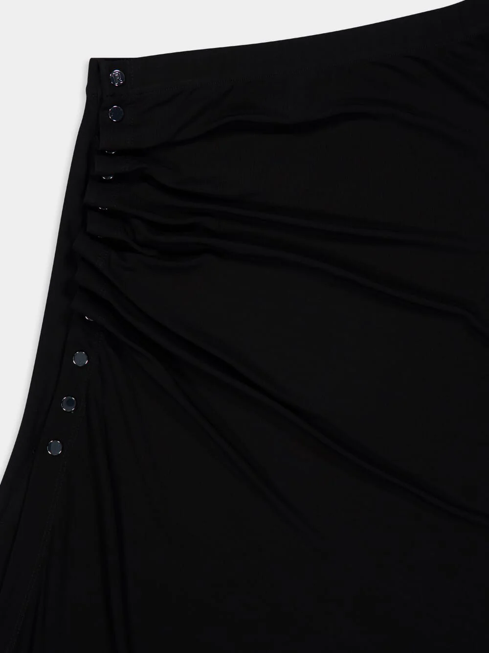 Black Jersey Maxi Skirt - Image 3