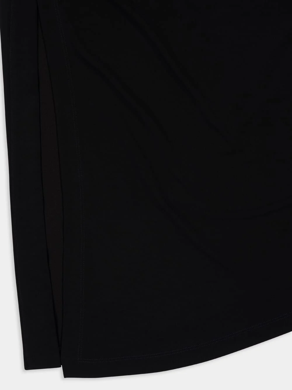 Black Jersey Maxi Skirt - Image 4