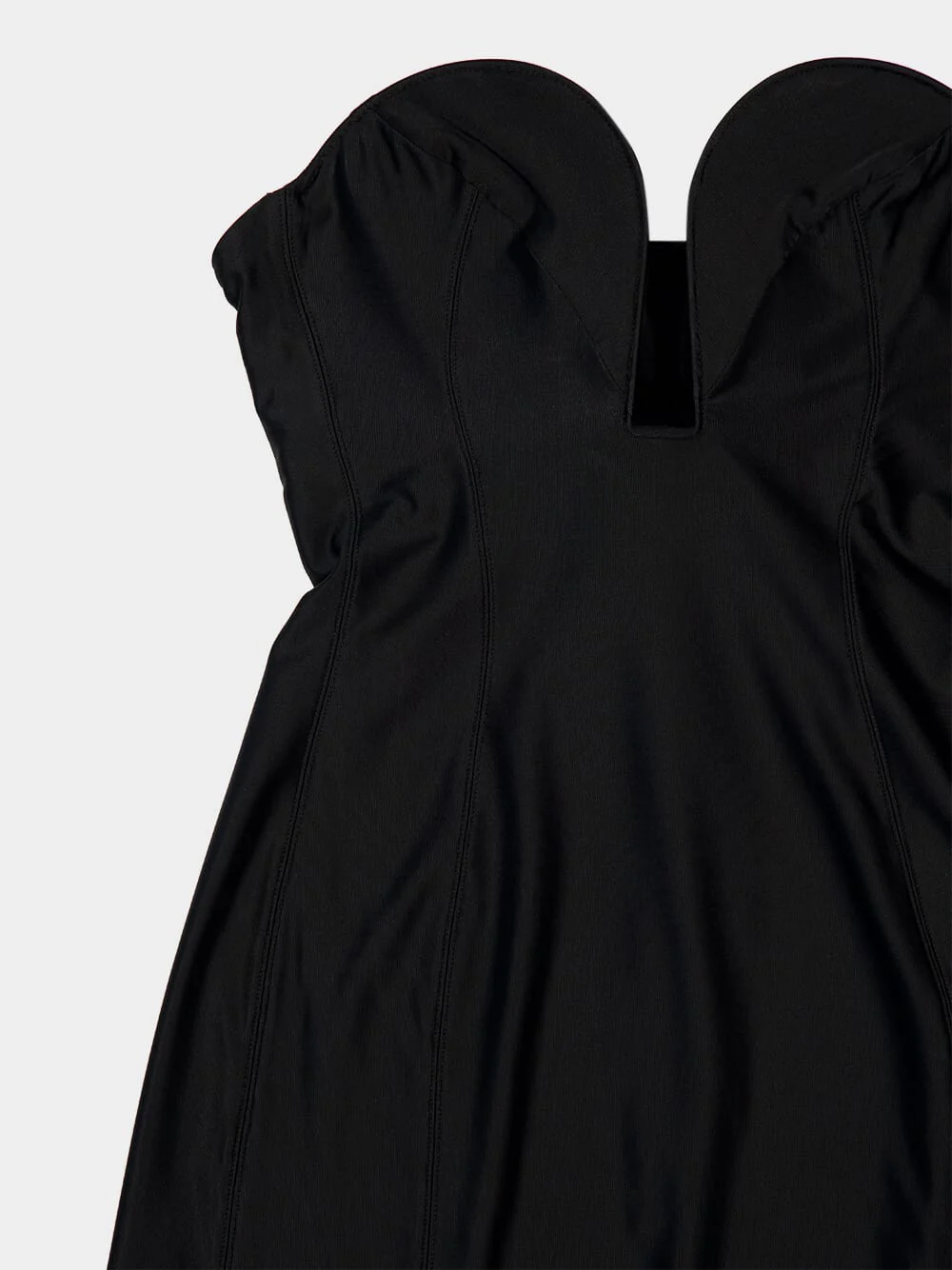Black Sweetheart Midi Dress - Image 6