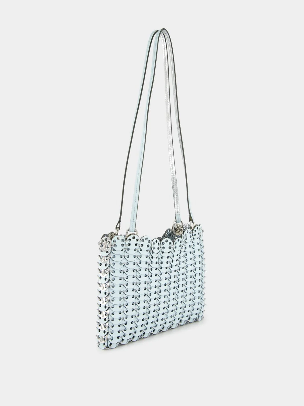 Blue and Silver 1969 Leather Flip Bag - Image 4