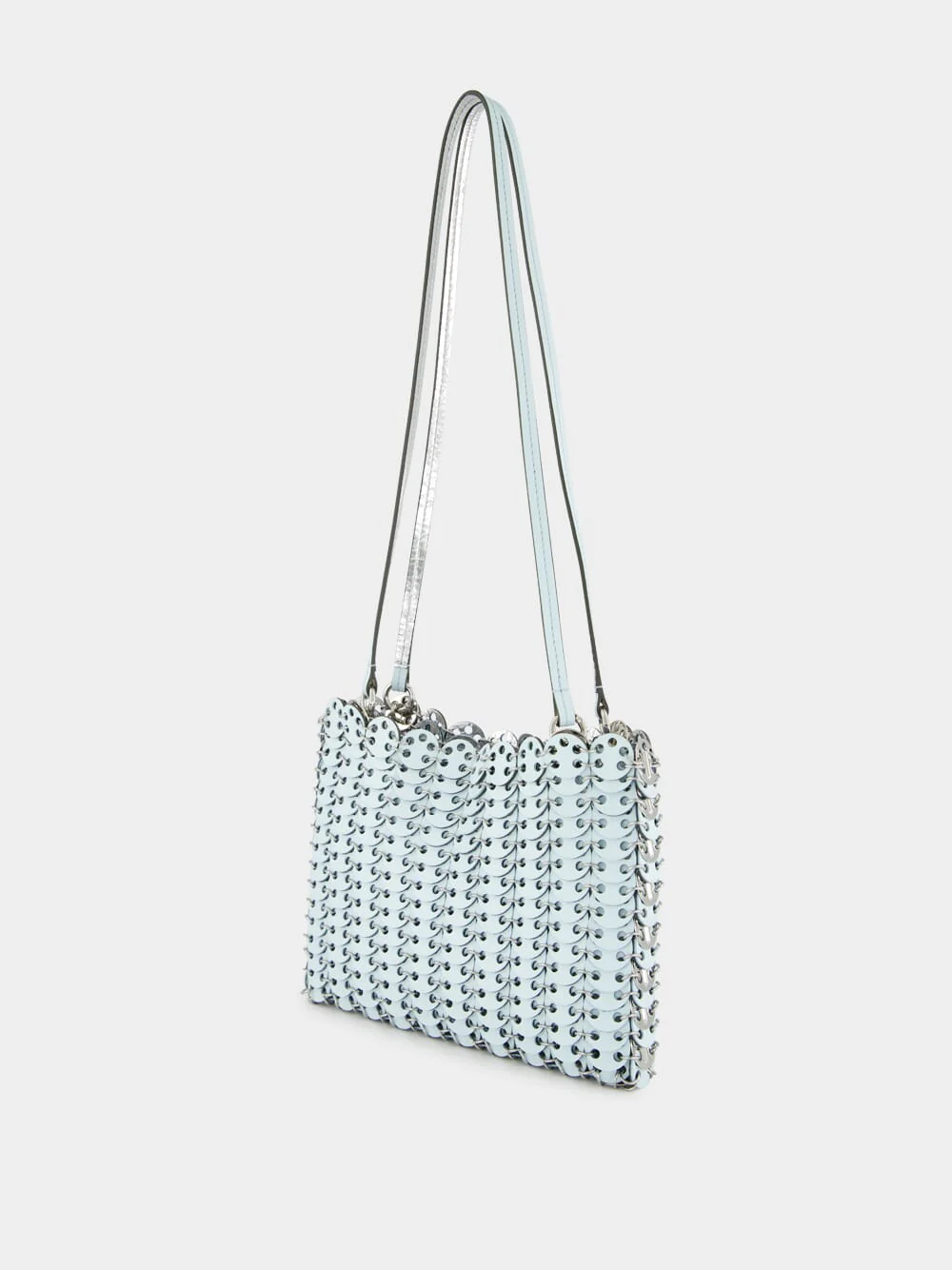 Blue and Silver 1969 Leather Flip Bag - Image 6