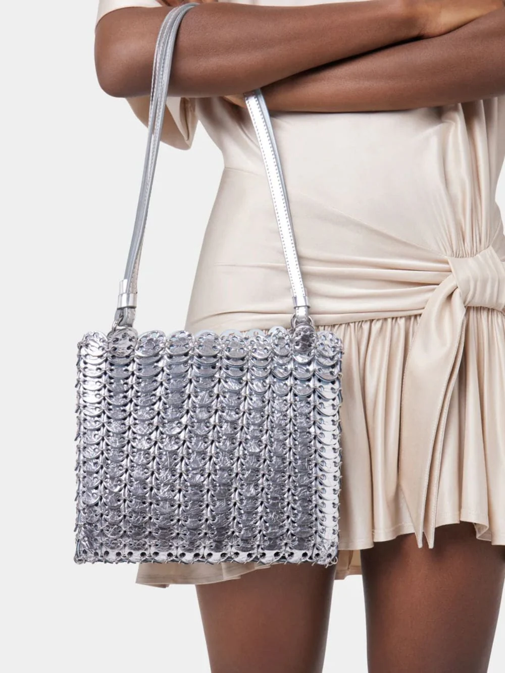 Blue and Silver 1969 Leather Flip Bag - Image 9