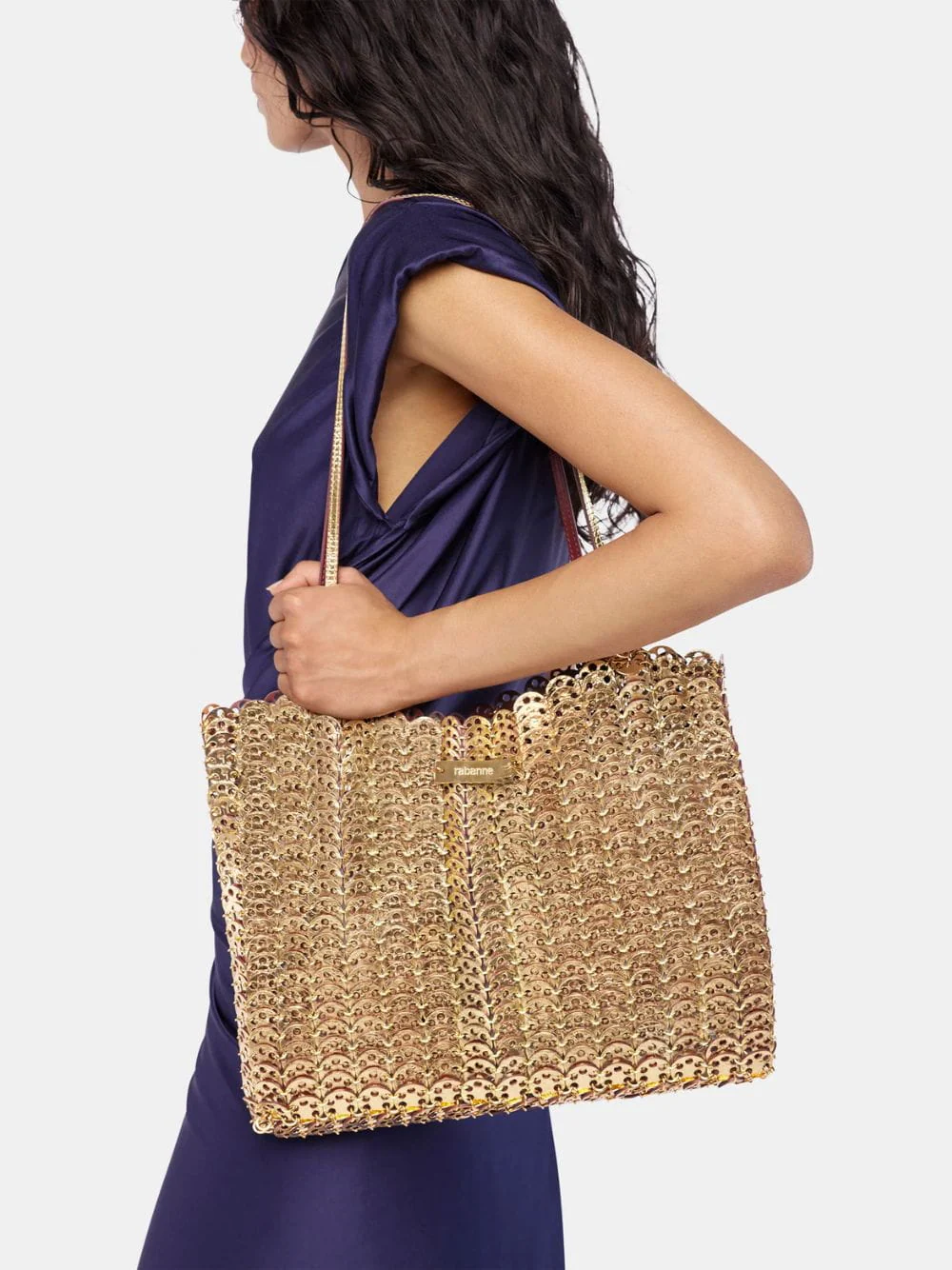 Bordeaux and Gold 1969 Reversible Flip Bag in Leather - Image 2
