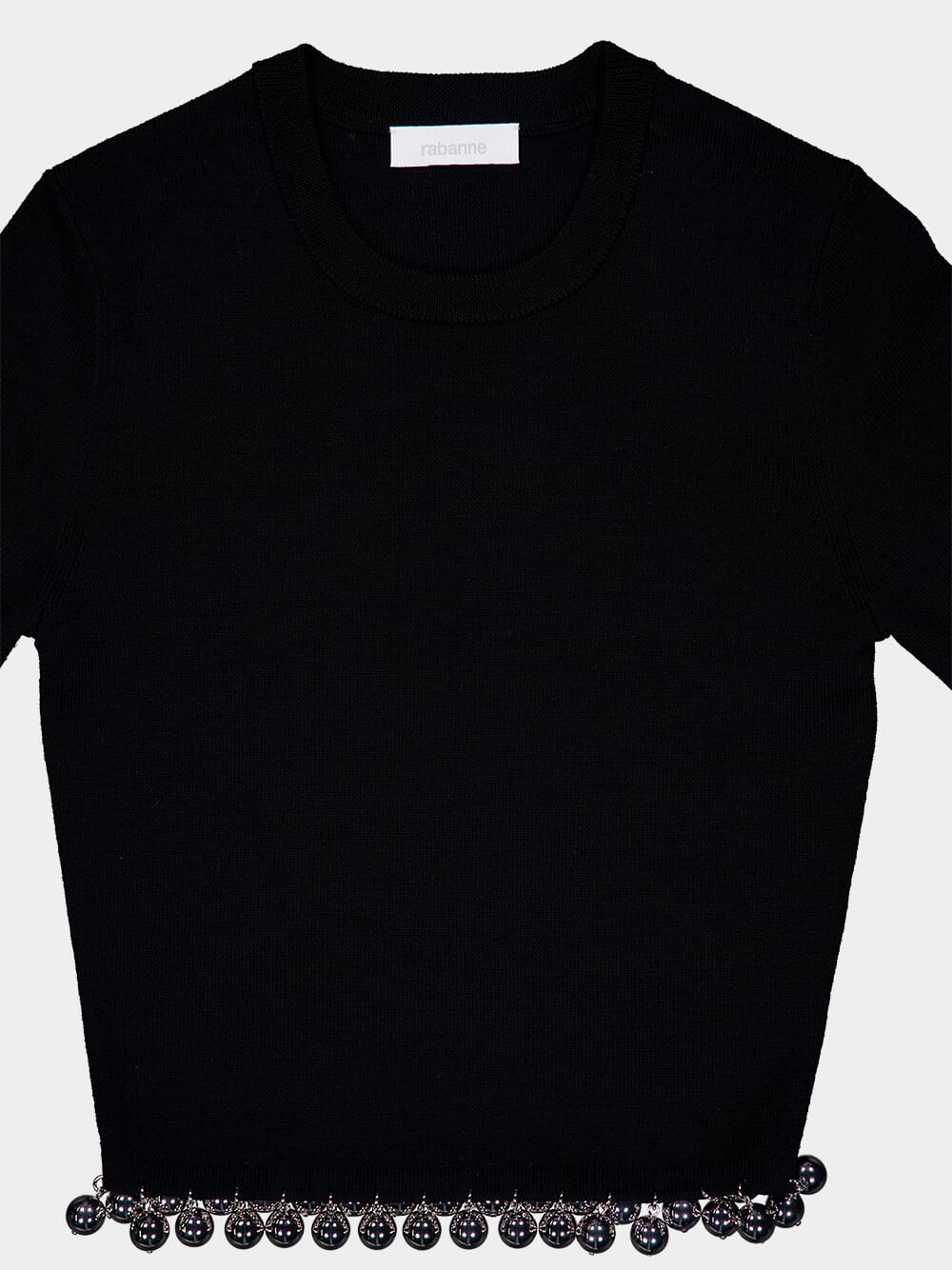 Black Beaded Wool Jumper - Image 5