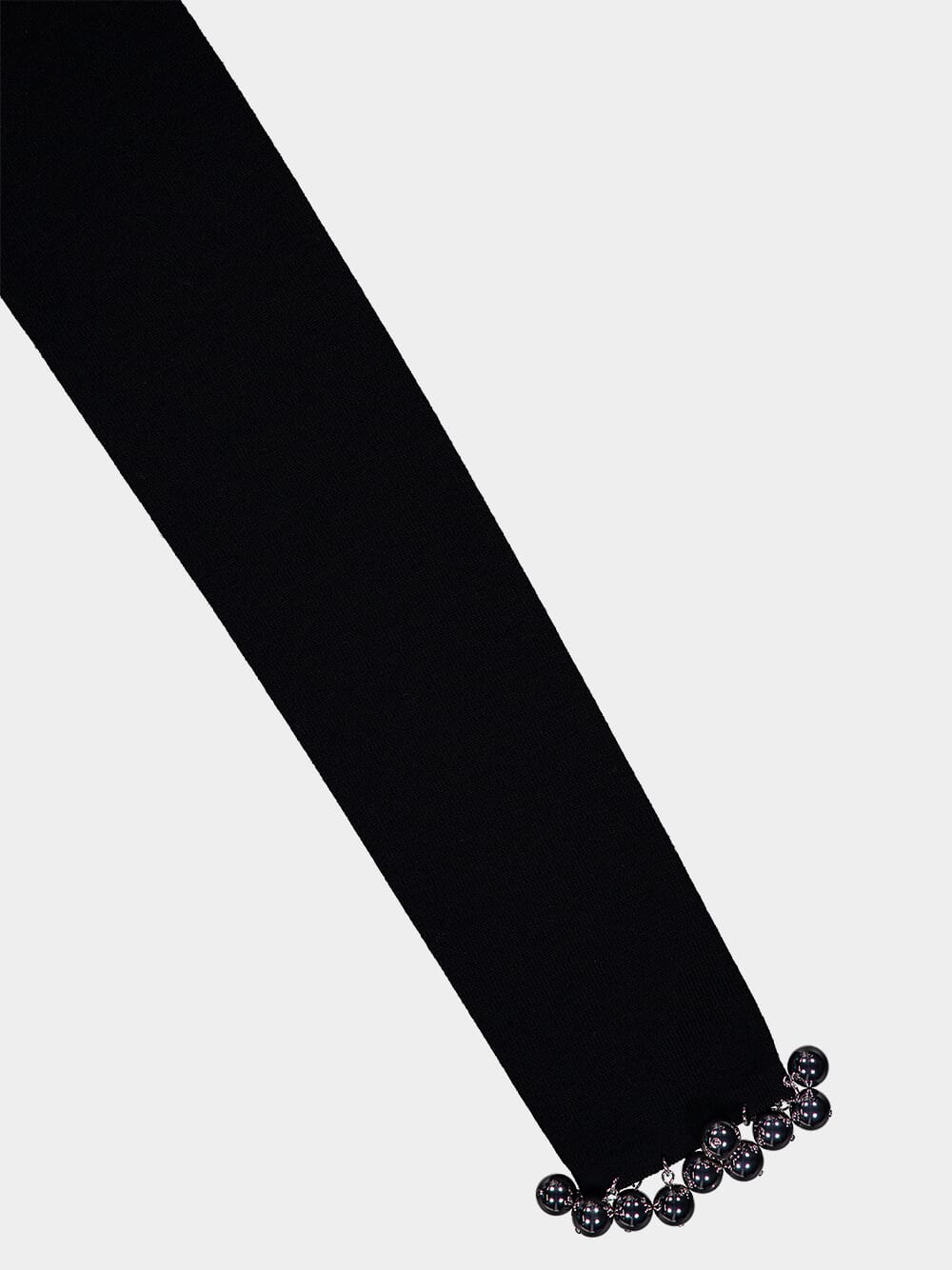 Black Beaded Wool Jumper - Image 6