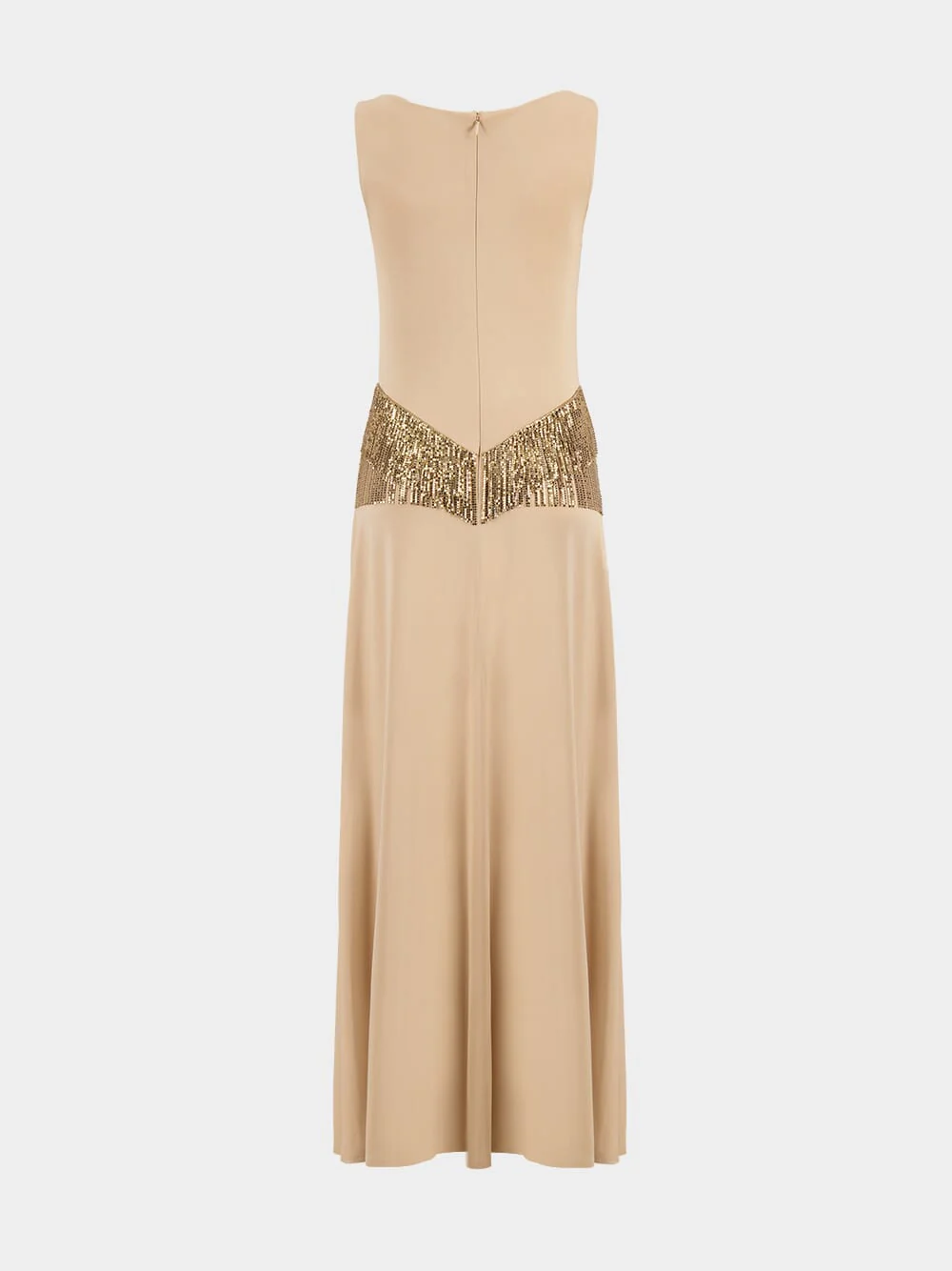 Chainmail-Embellished Maxi Dress - Image 2