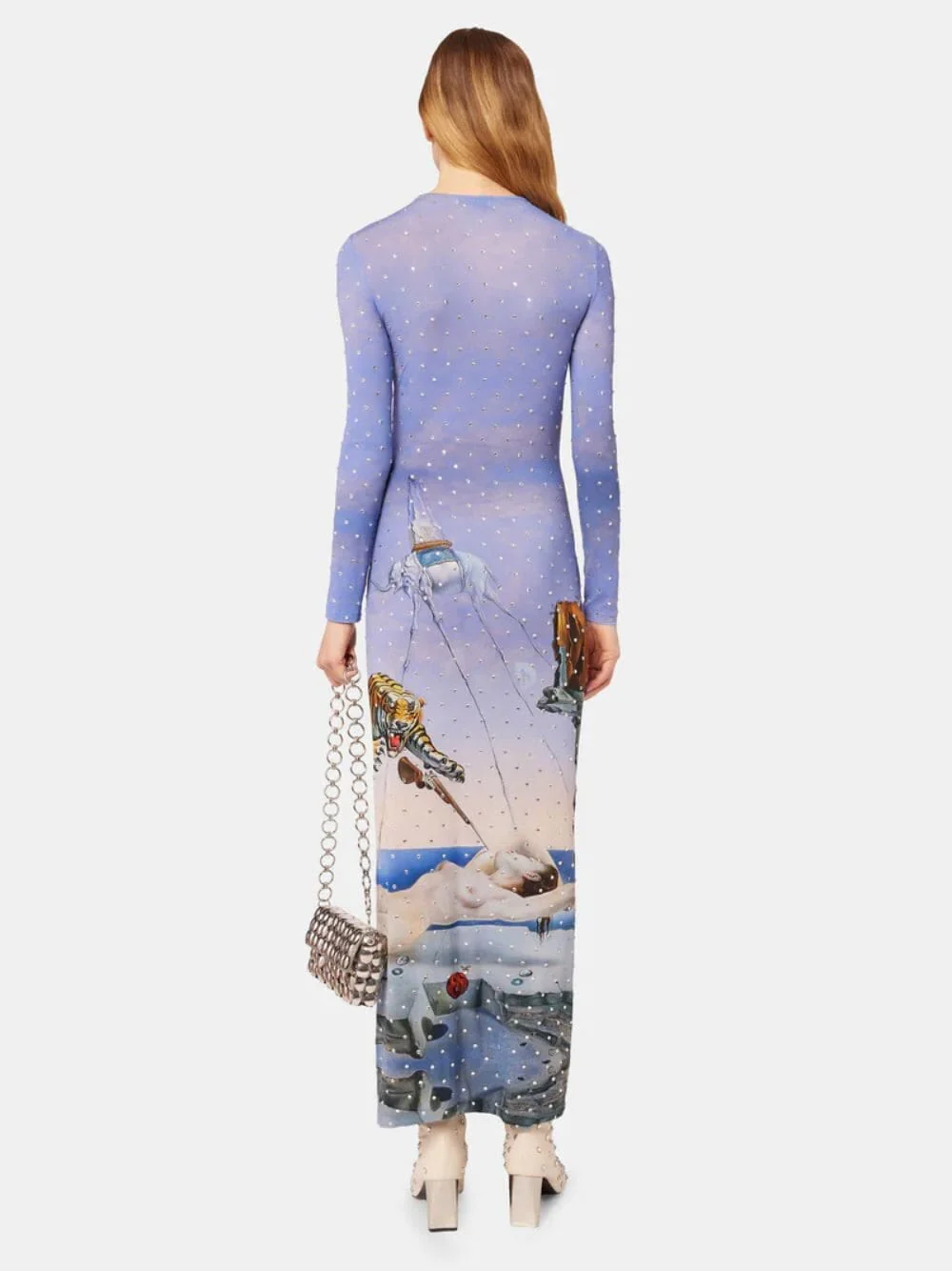 Dali Rhinestone Evening Dress - Image 4