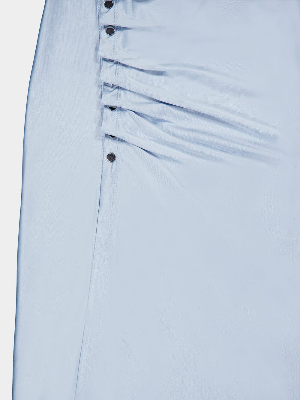 Light Blue Stud-Detail Sleeveless Midi Dress - Image 3