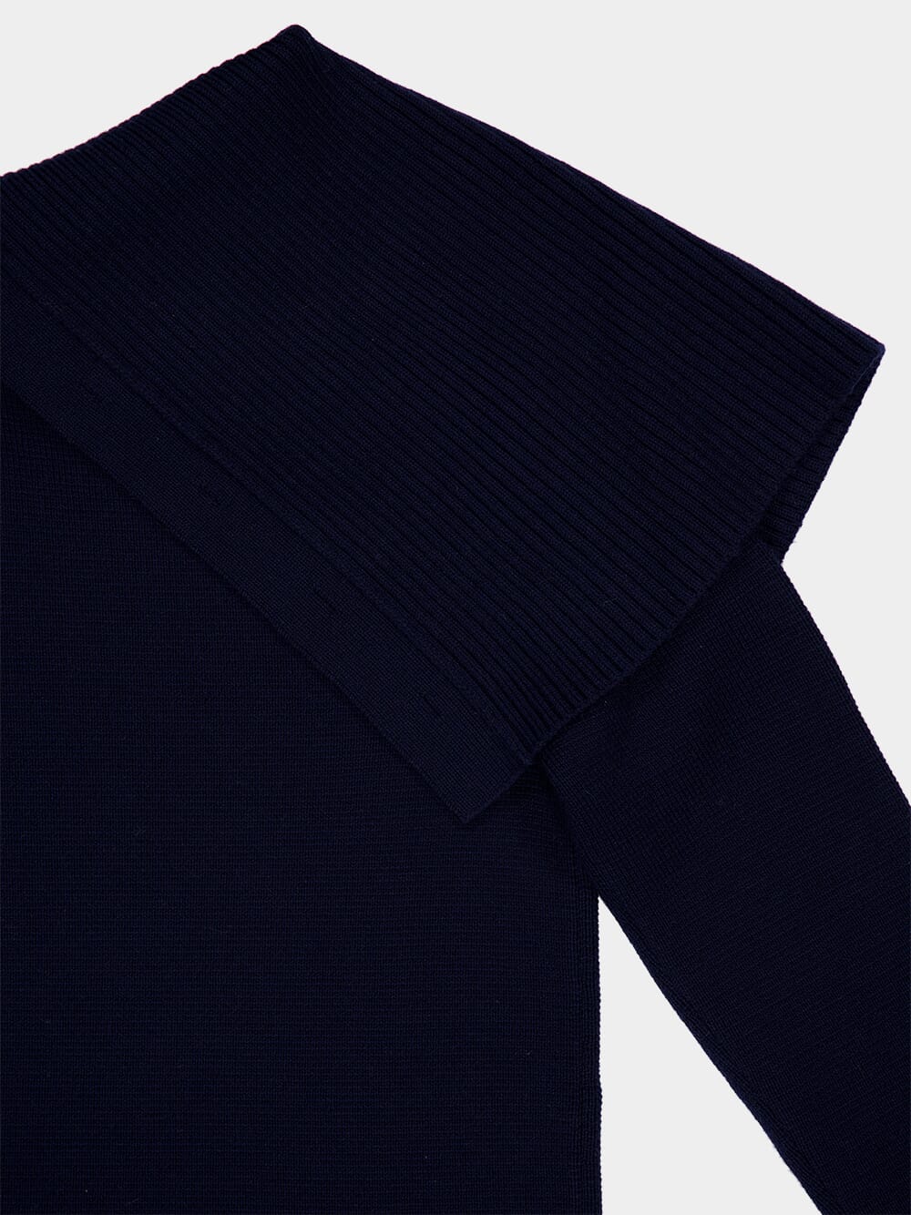 Navy Wool Sweater - Image 6