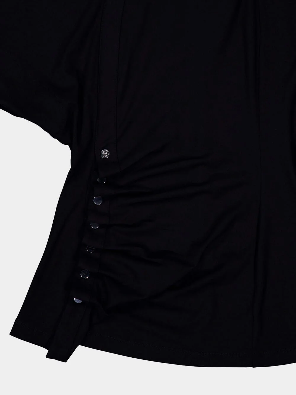 Short-Sleeved Draped Blouse - Image 3