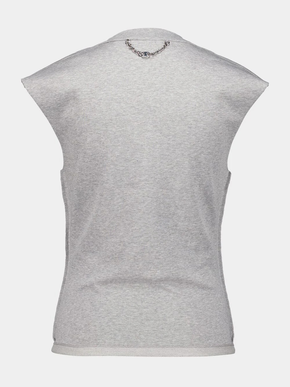 Short-Sleeved Grey T-Shirt - Image 2