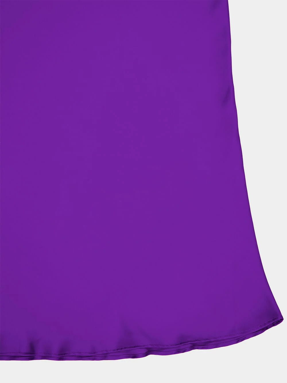 Violet Maxi Skirt with Gold Chain Belt - Image 4