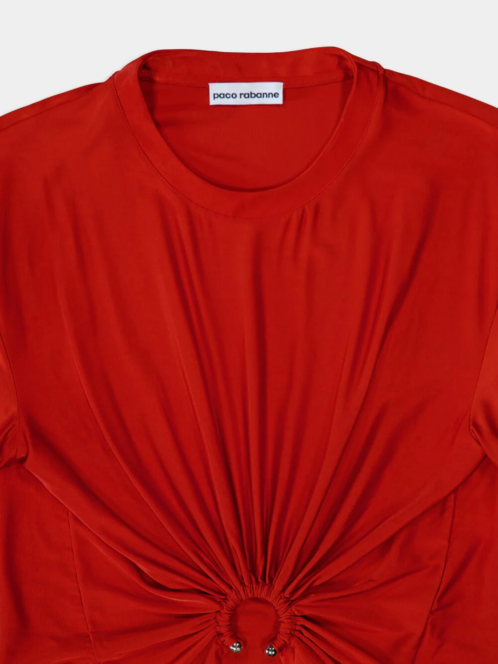 Embellished Ruched Crop Top - Image 6