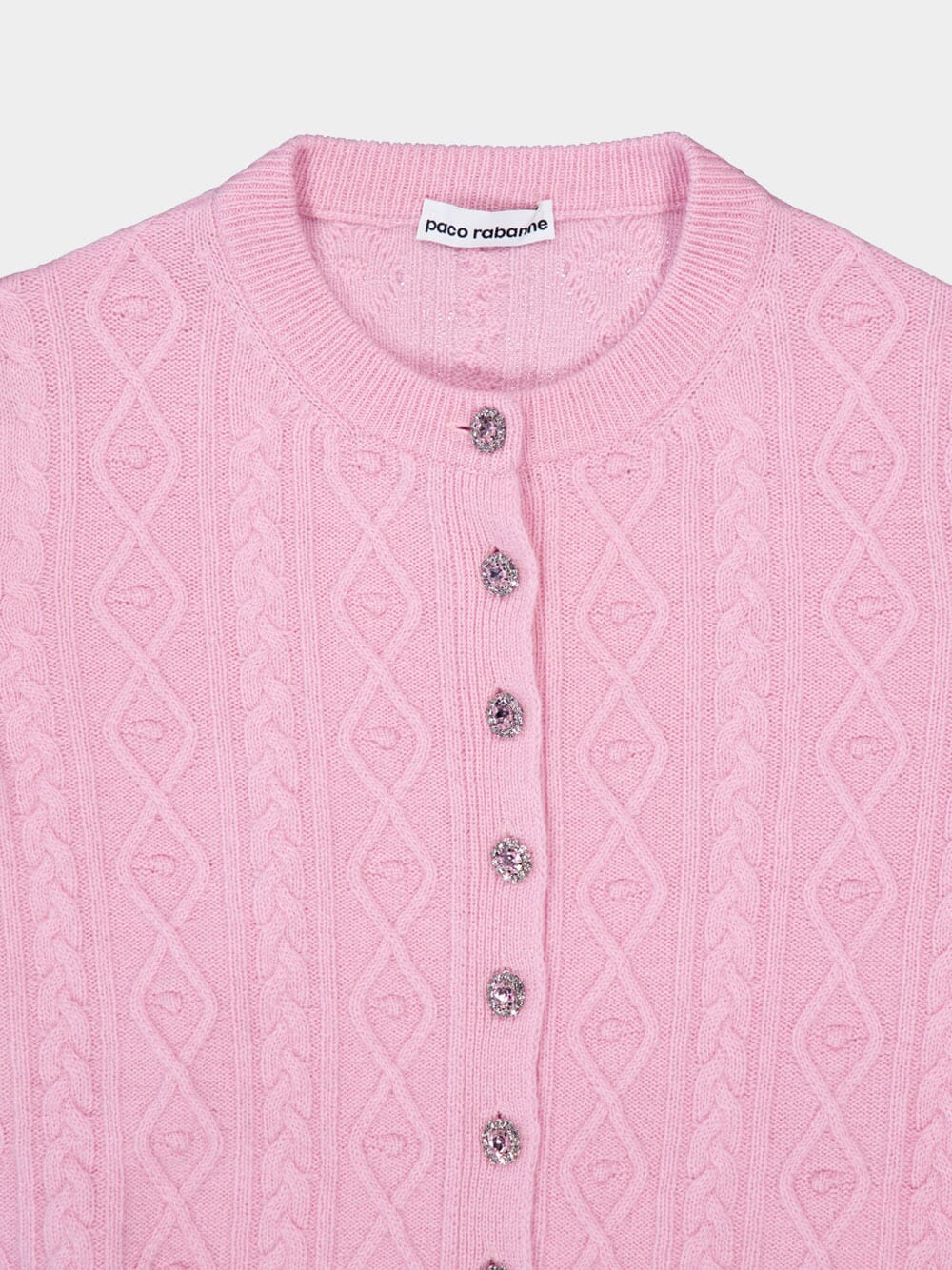 Crystal-Embellished Cashmere Cardigan - Image 3