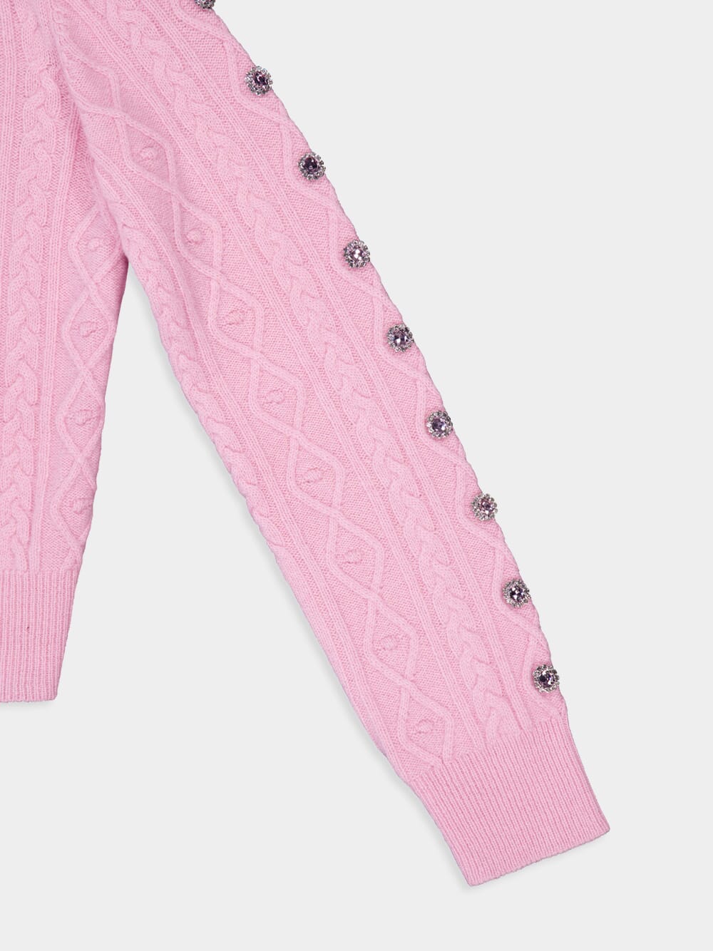 Crystal-Embellished Cashmere Cardigan - Image 4